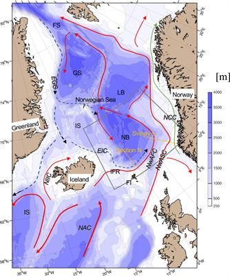 Arctic and Atlantic Waters in the Norwegian Basin, Between Year Variability and Potential Ecosystem Implications